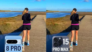 Google Pixel 8 Pro Vs iPhone 15 Pro Max Camera Stabilization Video Test