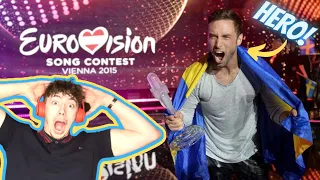 Måns Zelmerlöw - Heroes | Sweden 🇸🇪 Eurovision 2015 Reaction!