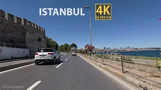 ISTANBUL 4K - Driving tour from Bakirkoy to Eminonu