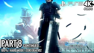 CRISIS CORE: FINAL FANTASY 7 REUNION PART 8 | 100% Series | HARD MODE | ZERO DEATHS | PS5 | 4K 60FPS