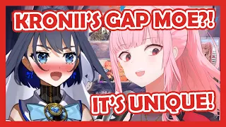 Calli Reacts to Kronii's Gap Moe【Mori Calliope | Ouro Kronii】