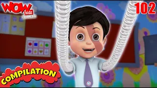 Vir: The Robot Boy In Bahasa | Kartun Anak Anak | Kompilasi 102 | WowKidz Indonesia