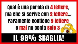 I 10 INDOVINELLI DI LOGICA che tutti sbagliano: Test con soluzioni!