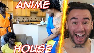 First Time Reaction to ANIME HOUSE @RDCworld1