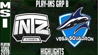 ITZ vs VEG Highlights | MSI 2019 Play-In Stage - Group B Day 3 | INTZ e-Sports Club vs Vega Esports