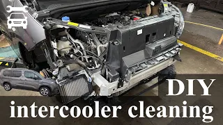 Intercooler cleaning PEUGEOT RIFTER/CITROEN BERLINGO/OPEL COMBO/TOYOTA PROACE CITY VERSO/FIAT DOBLO