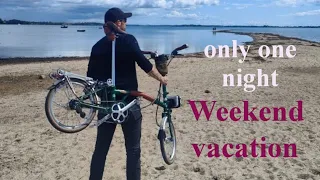 To Denmark for a burger... we packed our Brompton folding bikes for a trip over the edge of Germany!