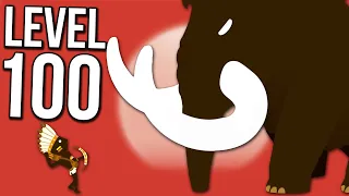 Defeating the Level 100 MEGA MAMMOTH! (Big Hunter)