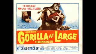 Cameron Mitchell, Anne Bancroft & Raymond Burr in "Gorilla at Large" (1954) feat. Lee Marvin