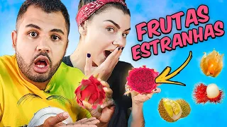 PROVANDO FRUTAS ESQUISITAS DO MERCADO