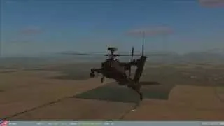 DCS World KA-50 Black Shark vs 4 Apache AH-64D Longbow