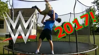 Top 50 WWE Finishers of 2017 on Trampoline