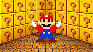 Can Mario Collect 999 Lucky Blocks In New Super Mario Bros.Wii?? | Game Animation