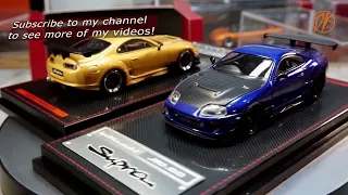 DKNT - UNBOXING Ignition IG1860 TOYOTA SUPRA (JZA80) RZ BLUE & IG1866 TOYOTA SUPRA (JZA80) RZ GOLD