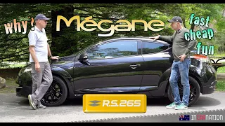 RENAULT MEGANE RS265 (2012) / Cheap fast fun. Yes he actually bought it.