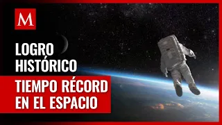 Astronauta de la NASA, rompe récord de permanencia en el espacio