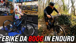 EBIKE DA 800 EURO IN ENDURO! TEST ESTREMO + UNBOXING