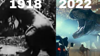 Evolution Of T-rex In Movies And Series (1918 - 2022)