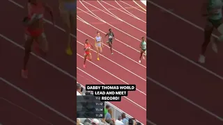 Gabby Thomas: WORLD LEAD and MEET RECORD for national title! 🤩💪