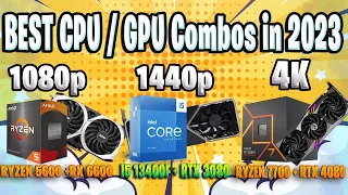 BEST CPU GPU Combo 2023 💰 | Don't Buy Gaming PC Before This 🛑 | 1080p 1440p 4K