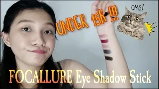 UNBOXING DAN REVIEW FOCALLURE STICK EYESHADOW! HARGA DIBAWAH 15K!!!