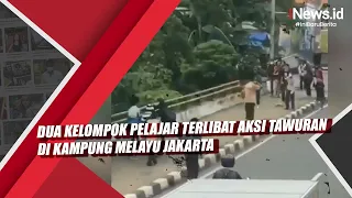 Dua Kelompok Pelajar Terlibat Aksi Tawuran di Kampung Melayu Jakarta