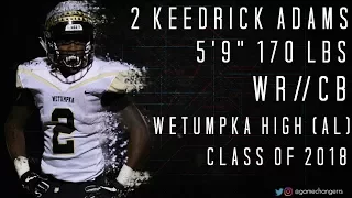 # 2 Keedrick Adams / WR,CB / Wetumpka High (AL) Class of 2018