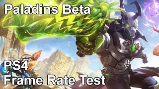 Paladins PS4 Frame Rate Test (Open Beta)