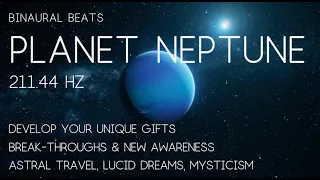 211.44 hz neptune ▸ binaural beats ▹ mediation music ▹  lucid dream ▹ astral ▹ spiritual development