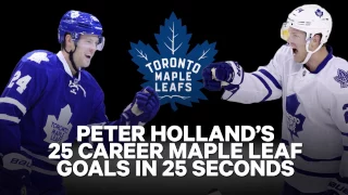 Peter Holland's 25 goals in 25 seconds