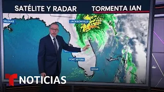 ¿Hacia dónde se dirige Ian como tormenta tropical? Un experto responde | Noticias Telemundo