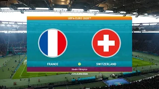 PES 2021 | France vs Switzerland - UEFA Euro 2020 | Saint Petersburg Stadium | Prediction