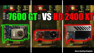 GeForce 7600 GT vs Radeon HD 2400 XT (DDR2 and GDDR3) Test In 5 Games (No FPS Drop - Capture Card)