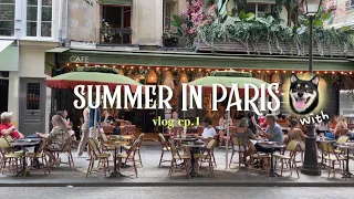 파리 여름 브이로그🇫🇷 | 파리지앵 인종차별(..?) | 5개월 롱디후 프랑스 입국한 쵸파🐕 눈물 없는 공항 재회 | 애견동반 파리여행, 에어비앤비 투어, 맛집 추천