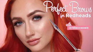 Perfect Brows for Redheads | Featuring @rebeccaseals