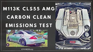 Mercedes cls55 amg m113k w219 carbon clean emissions test c219