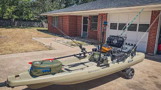 Perception outlaw 11.5 setup for Kayak Fishing