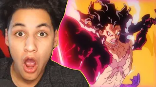 THIS IS GODLIKE ANIAMTION!!! LUFFY SNAKE MAN HAS RETURN!!!  | One Piece Episode 1049 Reaction
