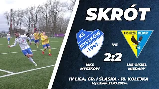 18. kolejka 2023/24: MKS Myszków - LKS Orzeł Miedary 2:2