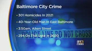 Baltimore Reaches Over 300 Homicides For Seventh Year In A Row