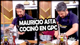 ¡COCINÓ MAURICIO ASTA! Ayudó a Facundo a preparar un plato dulce