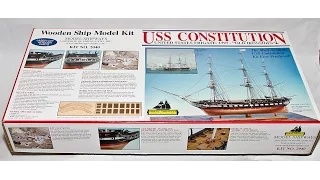 Model ShipWays USS Constitution  1797 "OLD IRONSIDES" 1:76.8 Wooden Ship Model kit