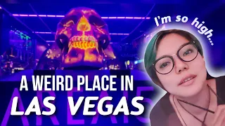 👁️ Getting High at AREA 15 in Las Vegas: Family Road Trip & Vegan Food!