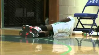 Nate Robinson runs in Shaq's giant shoes -Funny