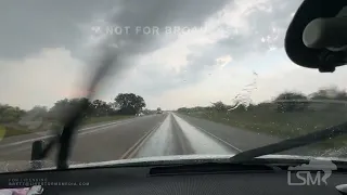 05-09-2024 Brady, TX - Large Hail on Tornado Warned Storm
