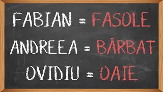 CE ÎNSEAMNĂ NUMELE TĂU?  (188 de nume explicate)