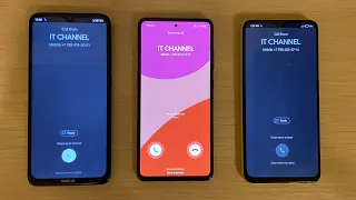 Samsung vs Xiaomi vs Nokia Incoming Calls