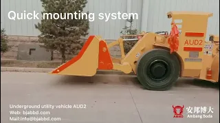 Multifunctional service vehicle / Underground Mining utility vehicle