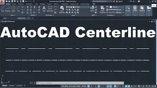 How to Draw Center line in AutoCAD