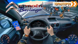 Citroen Berlingo 1.9D (51kW) |66| 4K TEST DRIVE POV – ACCELERATION, BRAKES & ENGINE🔸TopAutoPOV